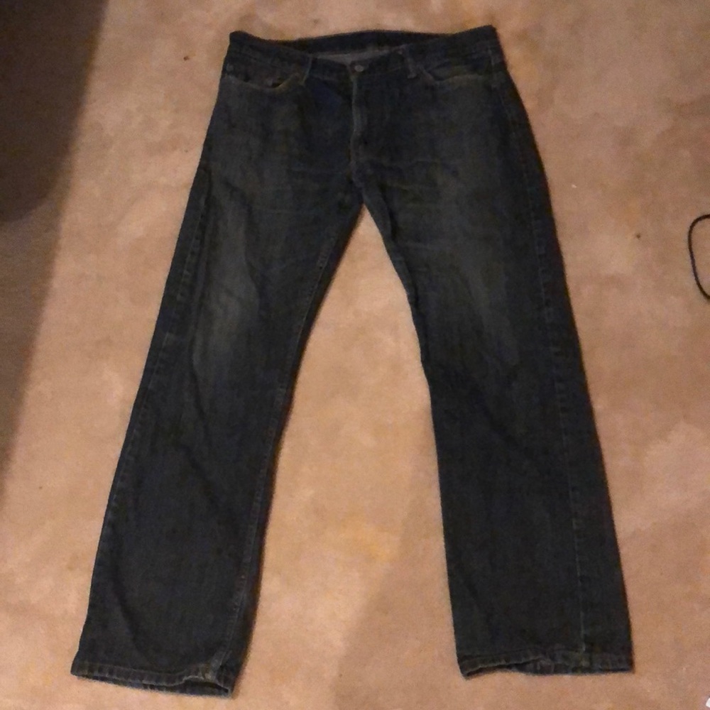 Levi's 514 36x32 dark blue jeans